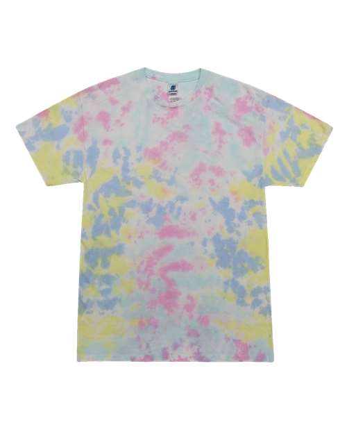 Colortone Unisex Multi - Color Tie - Dyed T-Shirt - Colortone 1000 Dharma S Short Sleeve T-Shirts