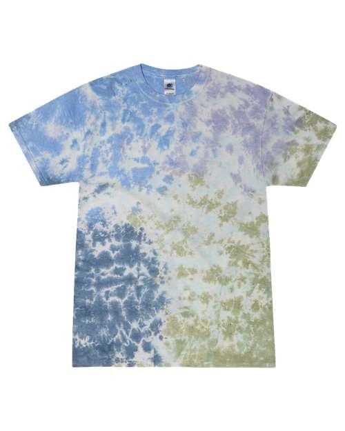 Colortone Unisex Multi - Color Tie - Dyed T-Shirt - Colortone 1000 Ferris Wheel S Short Sleeve T-Shirts