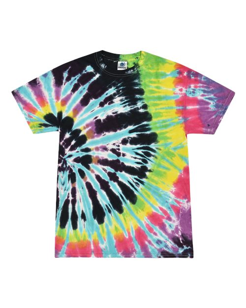Colortone Unisex Multi - Color Tie - Dyed T-Shirt - Colortone 1000 Flashback S Short Sleeve T-Shirts