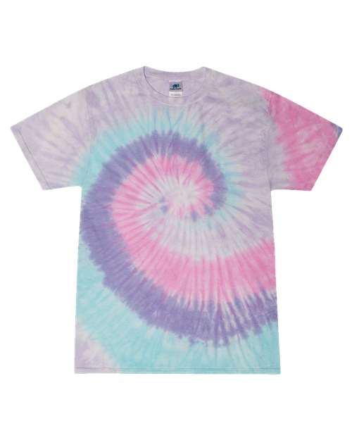 Colortone Unisex Multi - Color Tie - Dyed T-Shirt - Colortone 1000 Karma S Short Sleeve T-Shirts