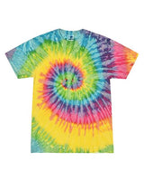 Colortone Unisex Multi - Color Tie - Dyed T-Shirt - Colortone 1000 Karma S Short Sleeve T-Shirts
