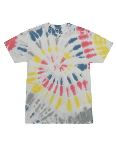 Colortone Unisex Multi - Color Tie - Dyed T-Shirt - Colortone 1000 Karma S Short Sleeve T-Shirts
