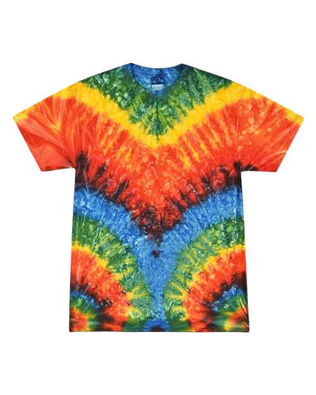 Colortone Unisex Multi - Color Tie - Dyed T-Shirt - Colortone 1000 Karma S Short Sleeve T-Shirts