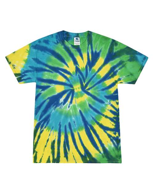Colortone Unisex Multi - Color Tie - Dyed T-Shirt - Colortone 1000 Karma S Short Sleeve T-Shirts