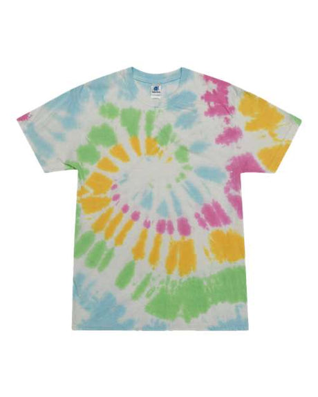 Colortone Unisex Multi - Color Tie - Dyed T-Shirt - Colortone 1000 Karma S Short Sleeve T-Shirts