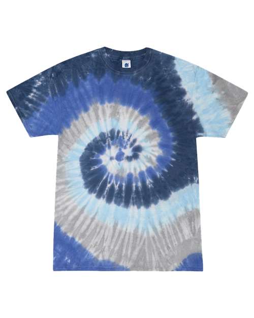 Colortone Unisex Multi - Color Tie - Dyed T-Shirt - Colortone 1000 Karma S Short Sleeve T-Shirts