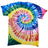 Colortone Unisex Multi - Color Tie - Dyed T-Shirt - Colortone CD1000 Santa Barbara S Short Sleeve T-Shirts