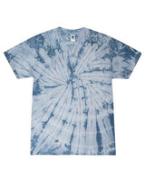 Colortone Unisex Multi - Color Tie - Dyed T-Shirt - Colortone CD1000 Spider Denim S Short Sleeve T-Shirts