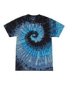 Colortone Unisex Multi - Color Tie - Dyed T-Shirt - Evening Sky - Colortone 1000 Evening Sky S Short Sleeve T-Shirts