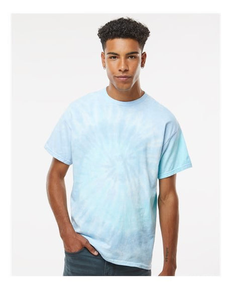 Colortone Unisex Multi - Color Tie - Dyed T-Shirt - Lagoon - Colortone 1000 Lagoon S Short Sleeve T-Shirts