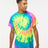 Colortone Unisex Multi - Color Tie - Dyed T-Shirt - Neon Rainbow - Colortone 1000 Neon Rainbow S Short Sleeve T-Shirts