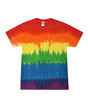 Colortone Unisex Multi - Color Tie - Dyed T-Shirt - Pride - Colortone 1000 Pride S Short Sleeve T-Shirts