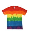 Colortone Unisex Multi - Color Tie - Dyed T-Shirt - Pride - Colortone 1000 Pride S Short Sleeve T-Shirts