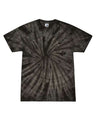 Colortone Unisex Multi - Color Tie - Dyed T-Shirt - Spider Black - Colortone 1000 Spider Black S Short Sleeve T-Shirts
