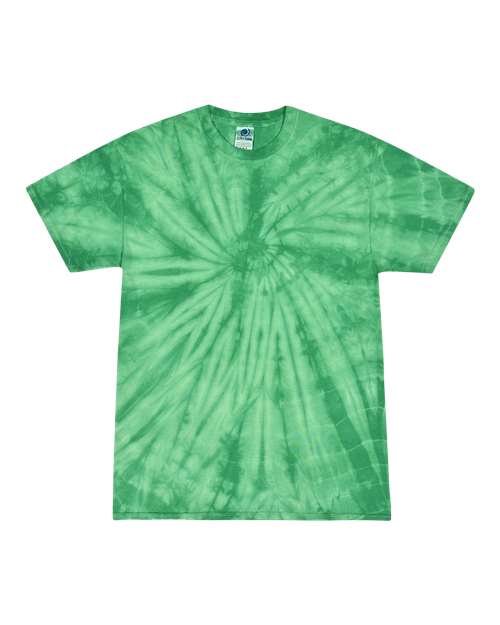 Colortone Unisex Multi - Color Tie - Dyed T-Shirt - Spider Kelly - Colortone 1000 Spider Kelly S Short Sleeve T-Shirts