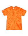 Colortone Unisex Multi - Color Tie - Dyed T-Shirt - Spider Orange - Colortone 1000 Spider Orange S Short Sleeve T-Shirts