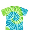 Colortone Unisex Multi - Color Tie - Dyed T-Shirt - St Lucia - Colortone 1000 St Lucia S Short Sleeve T-Shirts