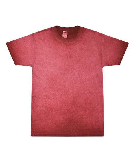 Colortone Unisex Oil Wash T-Shirt - Colortone 1310 Oil Red S Short Sleeve T-Shirts