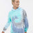 Colortone Unisex Tie - Dyed Cloud Fleece Hooded Sweatshirt - Colortone 8600 Glacier S Sweatshirts