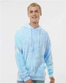 Colortone Unisex Tie - Dyed Cloud Fleece Hooded Sweatshirt - Colortone 8600 Lagoon S Sweatshirts