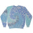 Colortone Unisex Tie - Dyed Fleece Crewneck Sweatshirt - Colortone 8100 Lagoon S Crewneck Sweatshirts