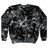 Colortone Unisex Tie - Dyed Fleece Crewneck Sweatshirt - Colortone 8100 Multi Black S Crewneck Sweatshirts