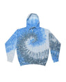 Colortone Unisex Tie - Dyed Full - Zip Hooded Sweatshirt - Colortone 8888 Santorini XS Zip Hoodies