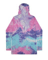 Colortone Unisex Tie - Dyed Hooded Long Sleeve T-Shirt - Colortone 2777 Cotton Candy S Long Sleeve T-Shirts
