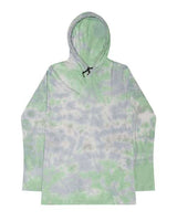 Colortone Unisex Tie - Dyed Hooded Long Sleeve T-Shirt - Colortone 2777 Slushy S Long Sleeve T-Shirts