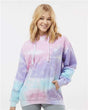 Colortone Unisex Tie - Dyed Hooded Sweatshirt - Colortone 8777 Cotton Candy S Sweatshirts