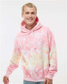 Colortone Unisex Tie - Dyed Hooded Sweatshirt - Colortone 8777 Funnel Cake S Sweatshirts