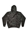Colortone Unisex Tie - Dyed Hooded Sweatshirt - Colortone 8777 Spider Black S Sweatshirts