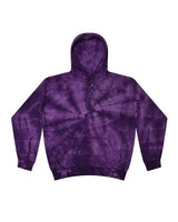 Colortone Unisex Tie - Dyed Hooded Sweatshirt - Colortone 8777 Spider Purple S Sweatshirts
