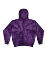 Colortone Unisex Tie - Dyed Hooded Sweatshirt - Colortone 8777 Spider Purple S Sweatshirts