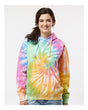 Colortone Unisex Tie - Dyed Hooded Sweatshirt - Eternity - Colortone 8777 Eternity S Sweatshirts