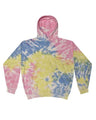 Colortone Unisex Tie - Dyed Hooded Sweatshirt - Sherbet - Colortone 8777 Sherbet S Sweatshirts