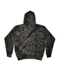 Colortone Unisex Tie - Dyed Hooded Sweatshirt - Spider Black - Colortone 8777 Spider Black S Sweatshirts