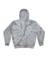 Colortone Unisex Tie - Dyed Hooded Sweatshirt - Spider Silver - Colortone 8777 Spider Silver S Sweatshirts