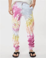 Colortone Unisex Tie - Dyed Joggers - Colortone 8999 Cotton Candy S