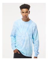 Colortone Unisex Tie - Dyed Long Sleeve T-Shirt - Colortone 2000 Lagoon S Long Sleeve T-Shirts