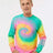 Colortone Unisex Tie - Dyed Long Sleeve T-Shirt - Colortone 2000 Minty Rainbow S Long Sleeve T-Shirts