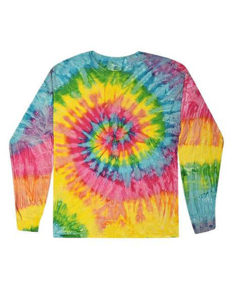 Colortone Unisex Tie - Dyed Long Sleeve T-Shirt - Colortone 2000 Saturn S Long Sleeve T-Shirts