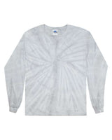 Colortone Unisex Tie - Dyed Long Sleeve T-Shirt - Colortone 2000 Spider Silver S Long Sleeve T-Shirts
