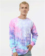 Colortone Unisex Tie - Dyed Long Sleeve T-Shirt - Cotton Candy - Colortone 2000 Cotton Candy S Long Sleeve T-Shirts
