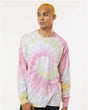 Colortone Unisex Tie - Dyed Long Sleeve T-Shirt - Desert Rose - Colortone 2000 Desert Rose S Long Sleeve T-Shirts
