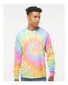Colortone Unisex Tie - Dyed Long Sleeve T-Shirt - Eternity - Colortone 2000 Eternity S Long Sleeve T-Shirts
