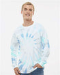 Colortone Unisex Tie - Dyed Long Sleeve T-Shirt - Glacier - Colortone 2000 Glacier S Long Sleeve T-Shirts