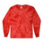 Colortone Unisex Tie - Dyed Long Sleeve T-Shirt - Spider Red - Colortone 2000 Spider Red S Long Sleeve T-Shirts