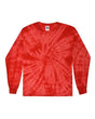 Colortone Unisex Tie - Dyed Long Sleeve T-Shirt - Spider Red - Colortone 2000 Spider Red S Long Sleeve T-Shirts