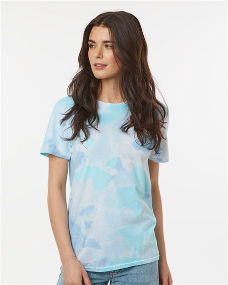 Colortone Unisex Vintage Tie - Dyed T-Shirt - Colortone 1355 Breeze S Short Sleeve T-Shirts